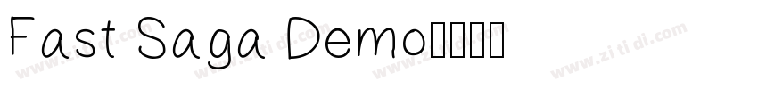Fast Saga Demo字体转换